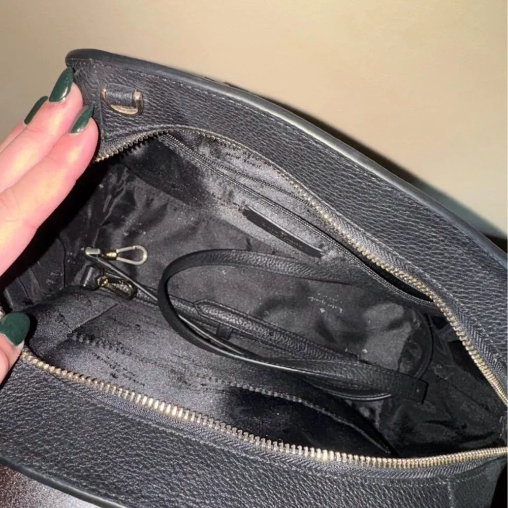 Kate Spade Black Leather Shoulder Bag - Picture 1 of 3